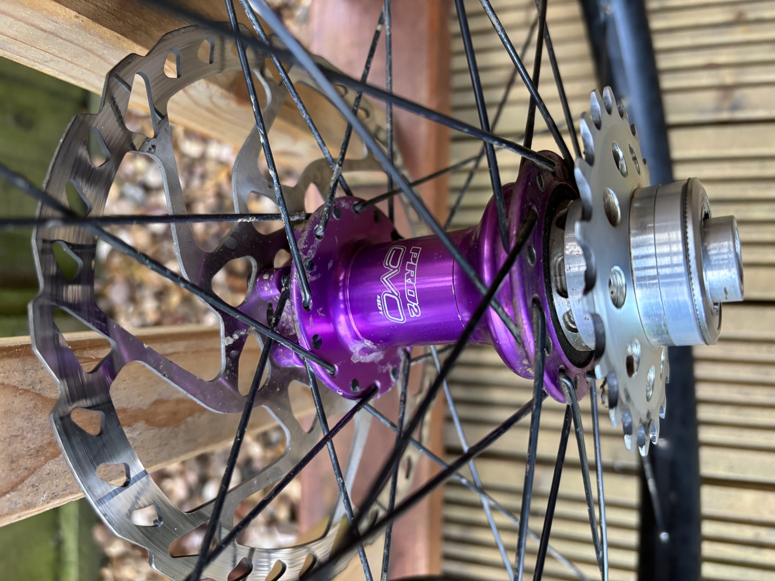 FOR SALE! Hope/Spank Singlespeed wheelset