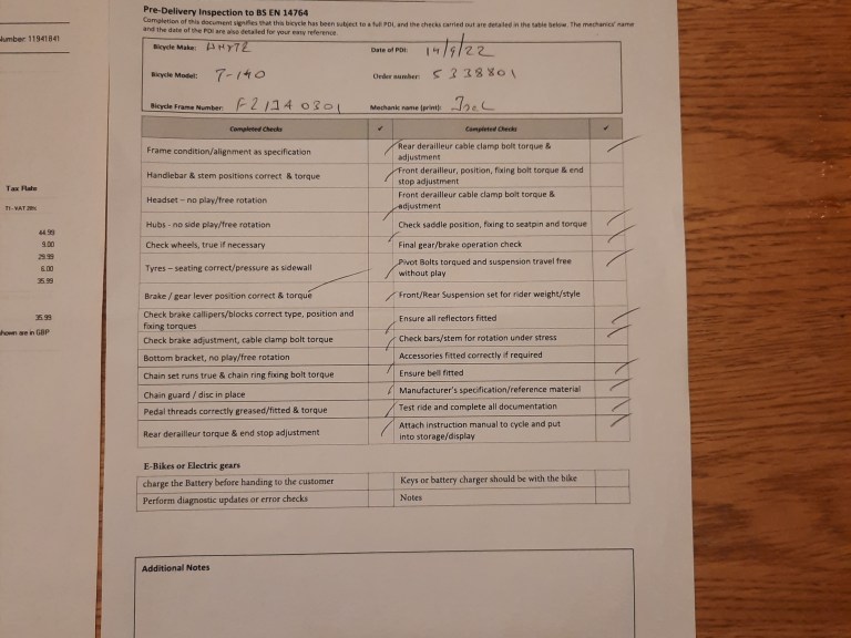 2022 Whyte T-140 S V2 Size Large, 27.5’ Wheels.