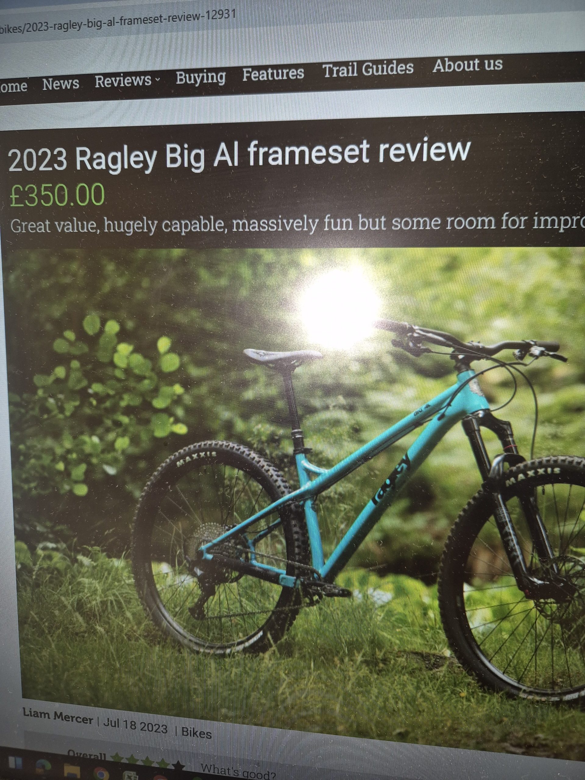 Wanted…29er HT trail frame for 175cm plus rider…Ragley Big Al etc