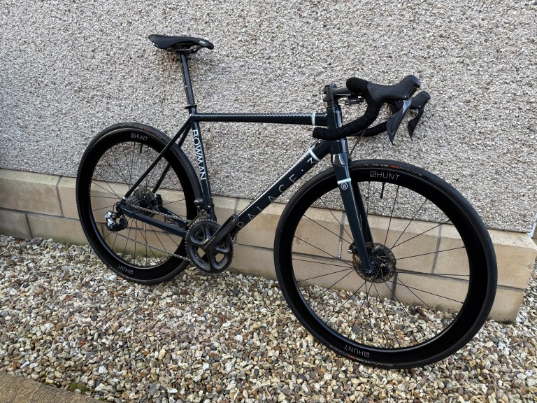 Bowman Palace 3 bike, Ultegra Di2, disc brakes, Hunt wheels, powermeter