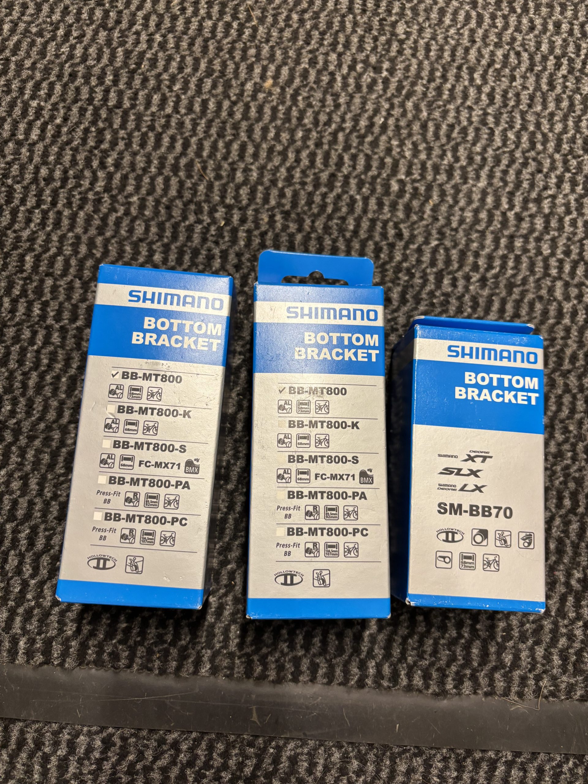 New bottom bracket clearout