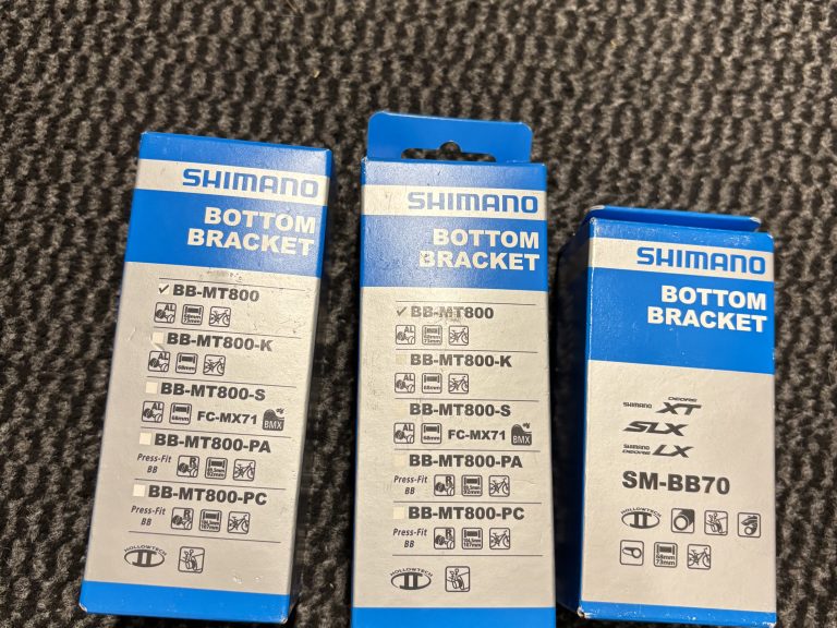 New bottom bracket clearout