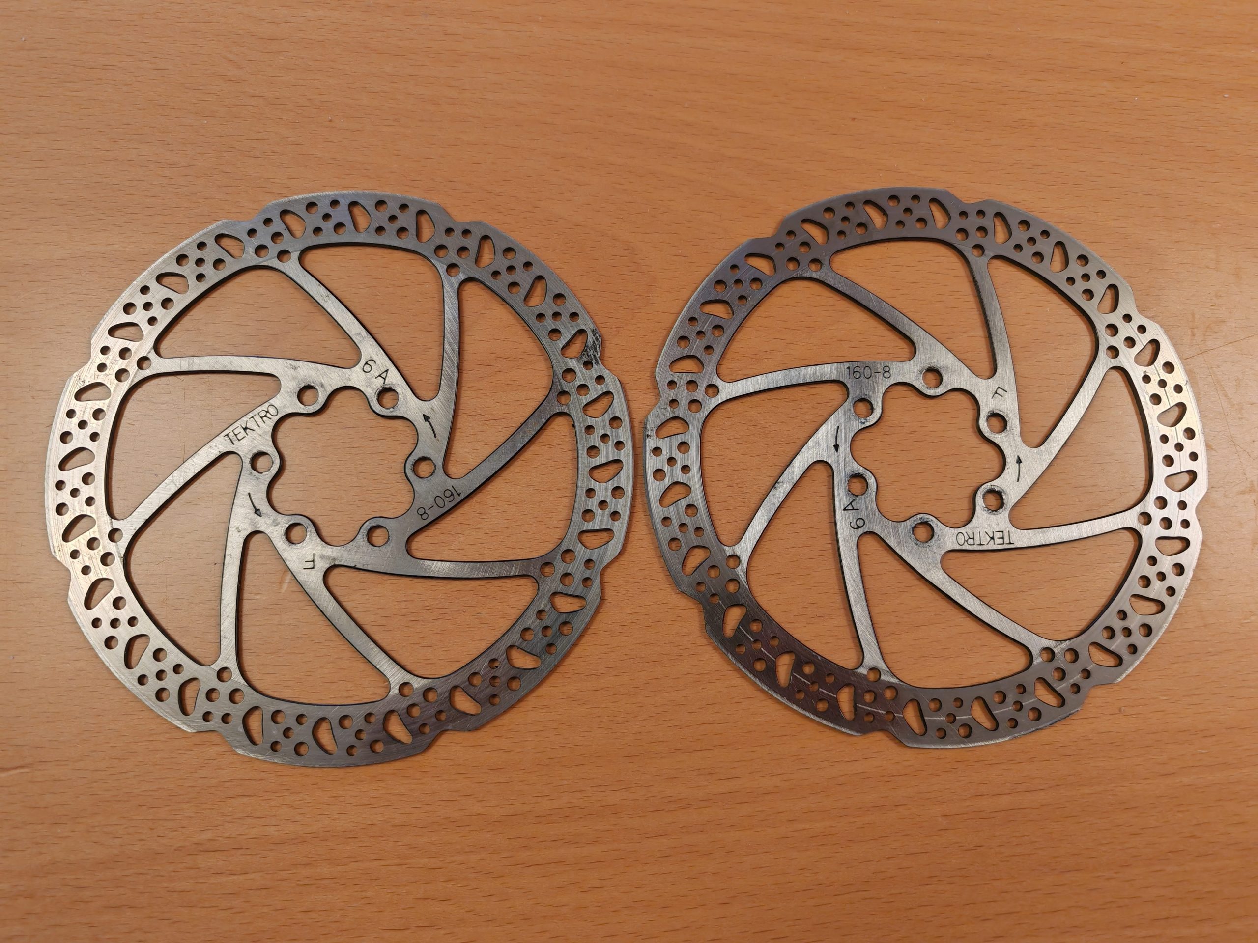 1 Pair Tektro 160mm brake rotors