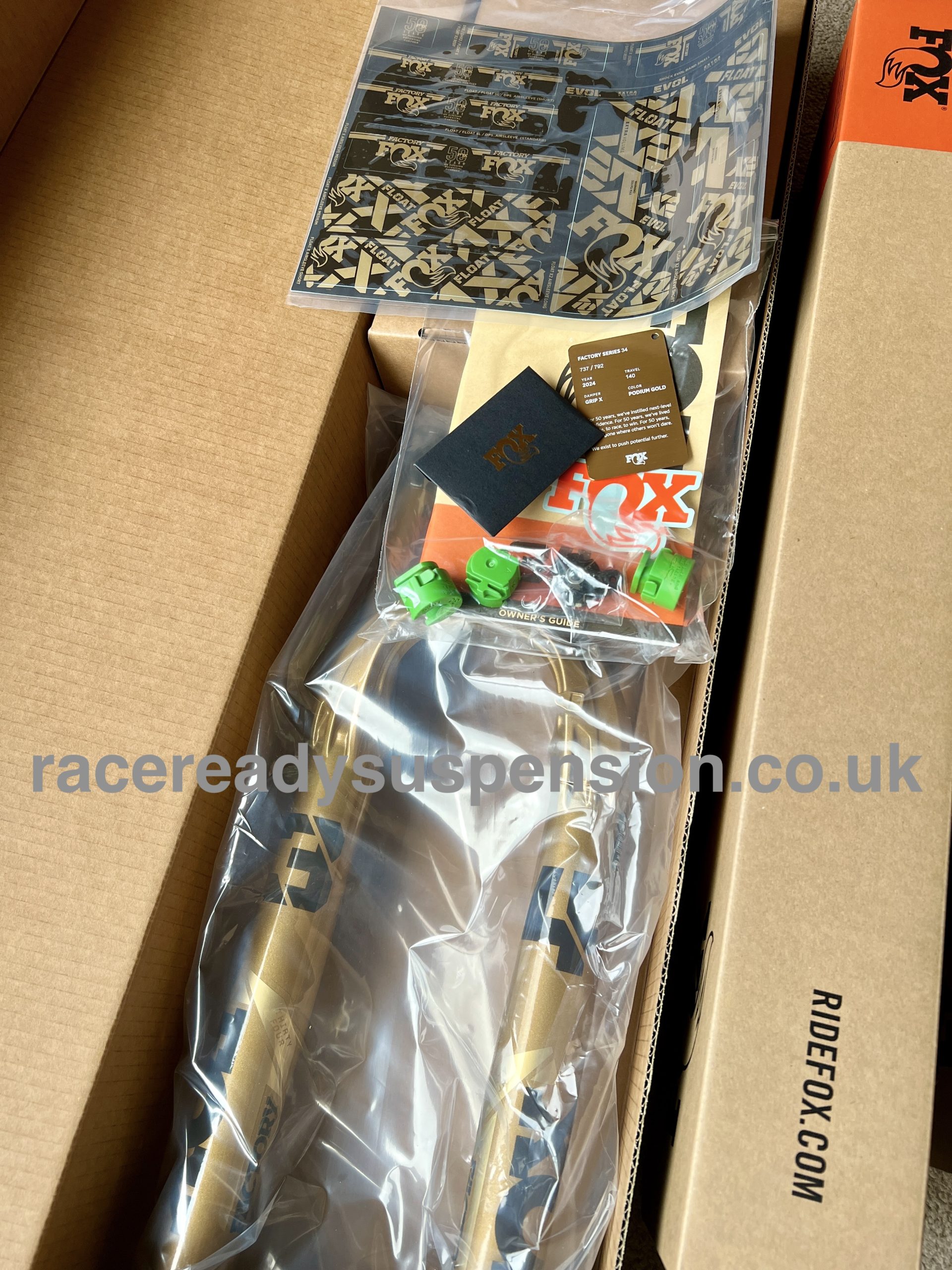 Fox 34 F-S Podium Gold Ltd Edition 29er 140mm