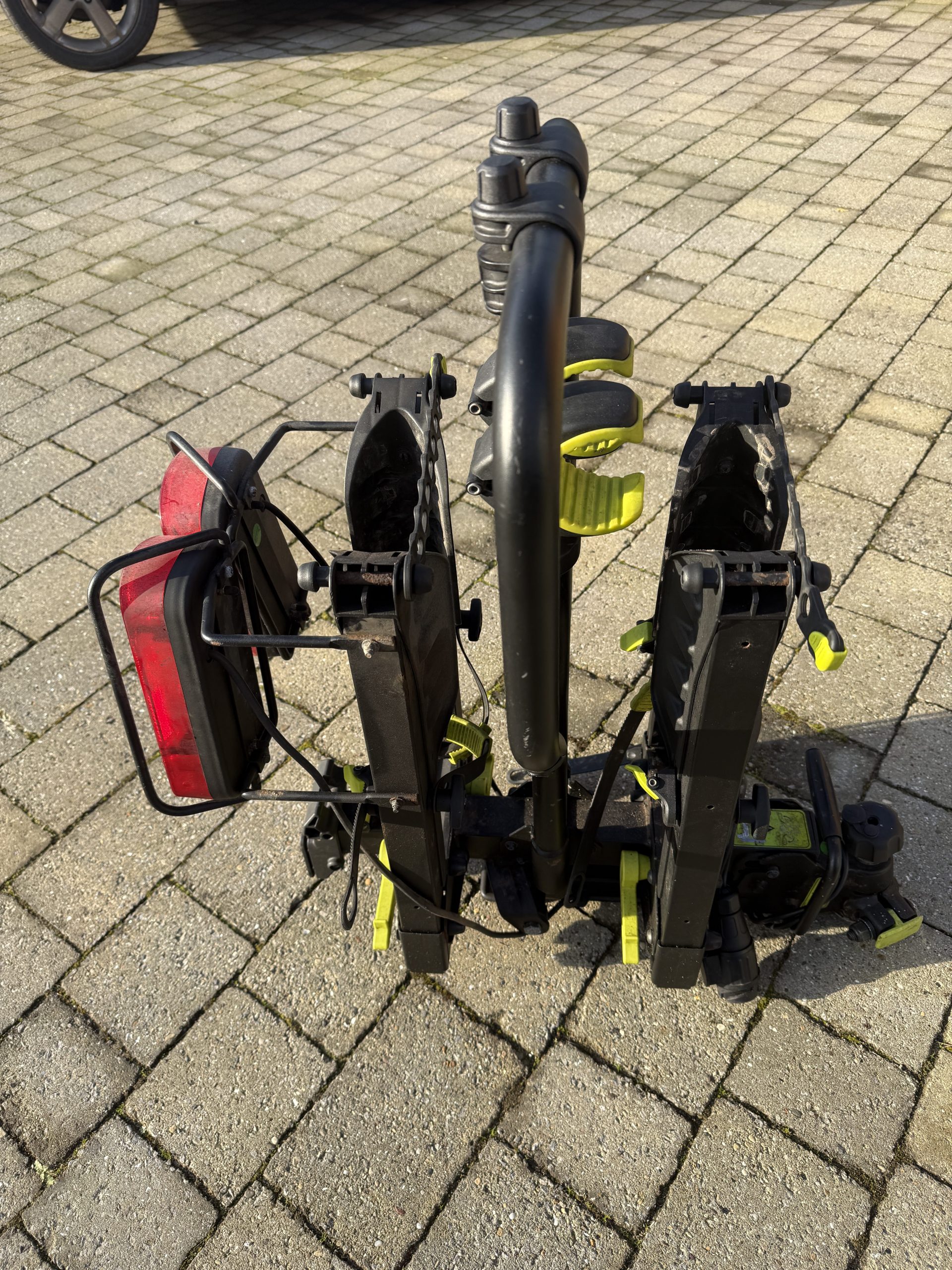 Buzzrack Scorpion tilting, 2 bike, tow bar mounted carrier