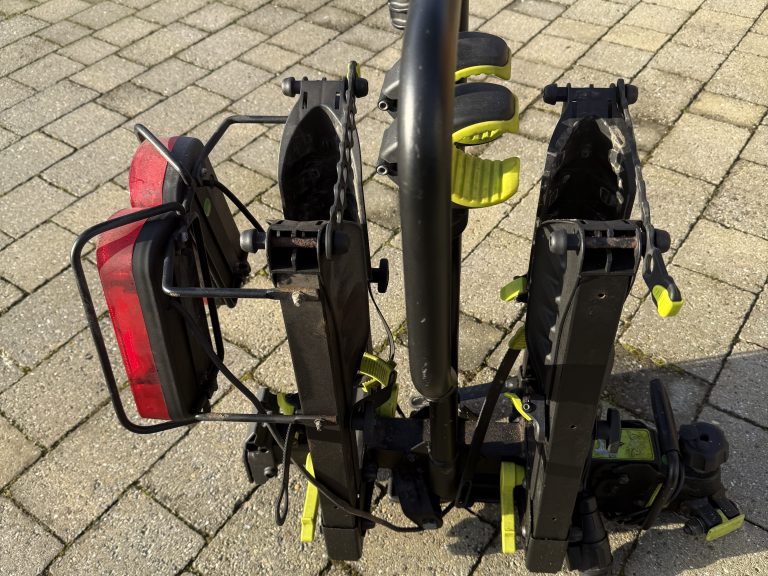 Buzzrack Scorpion tilting, 2 bike, tow bar mounted carrier