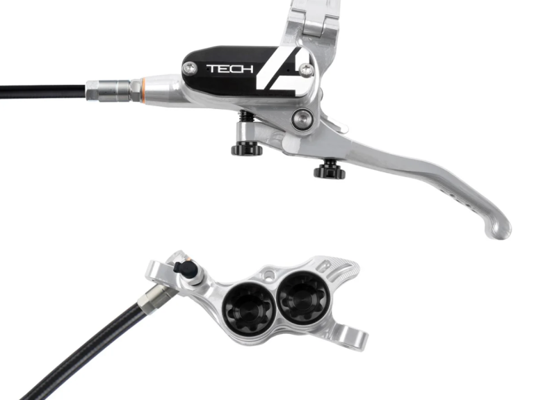 Hope Tech 4 E4 Brakes. Front & Rear. Black Silver. New Boxed.