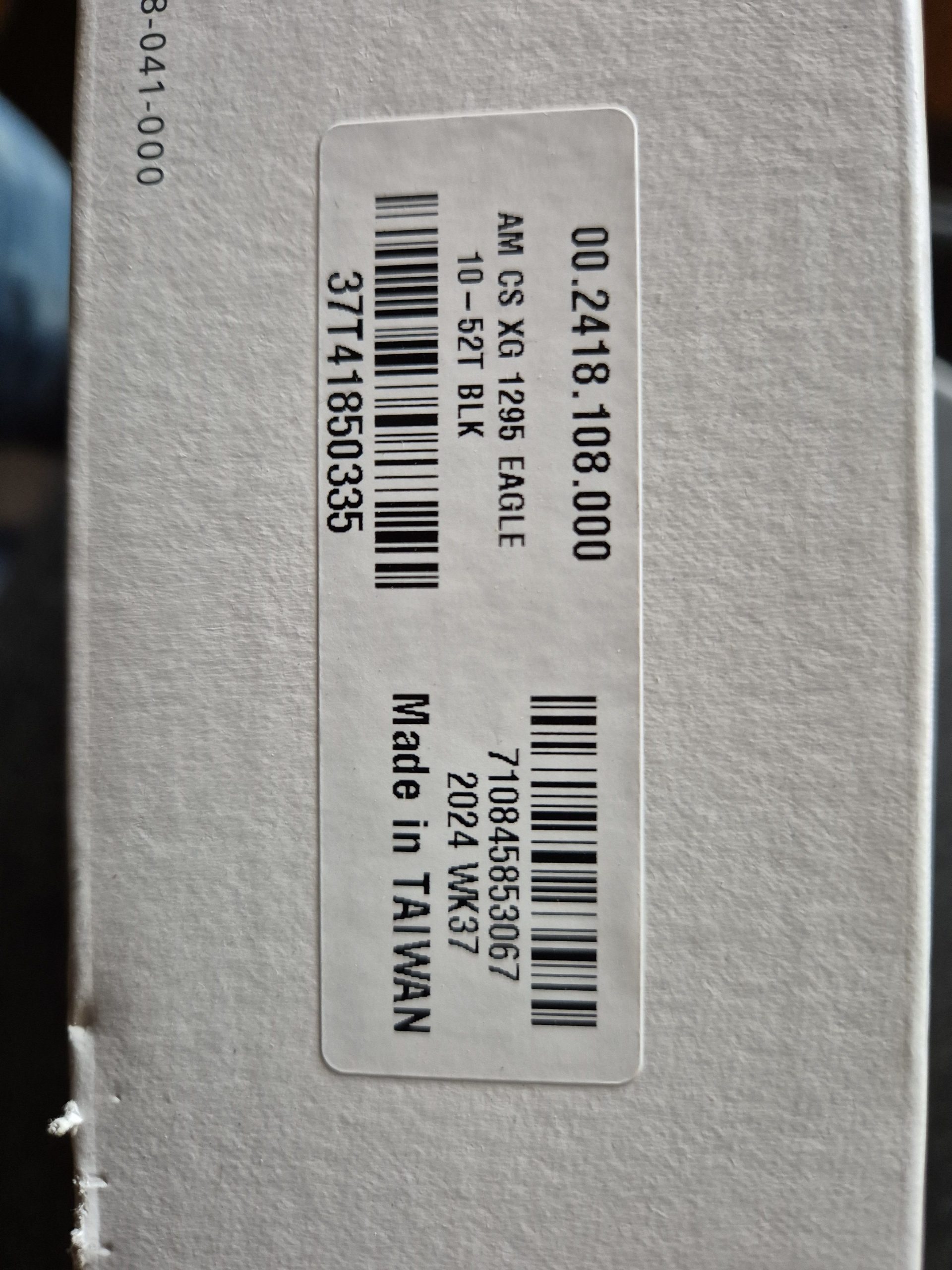 SRAM X01 XG1295 Eagle 1 – 52T Cassette – unopened box