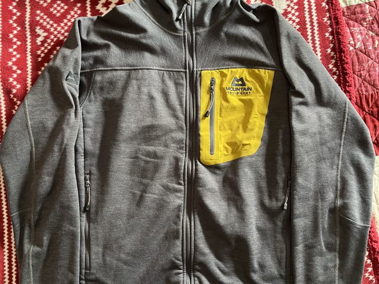 Mountain Equipment Pivot hooded jacket.
