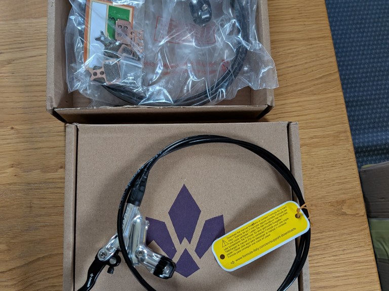 Formula Cura 2 brakes new + spare pads