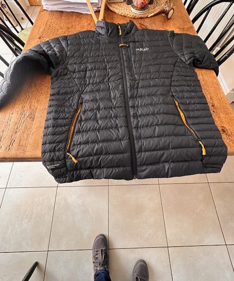 Rab men’s Microlight Jacket (new and unworn)