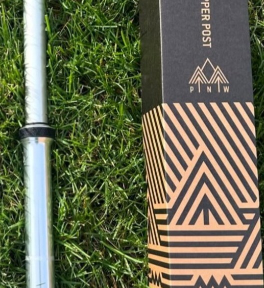 Pnw loam ltd edition silver dropper seatpost