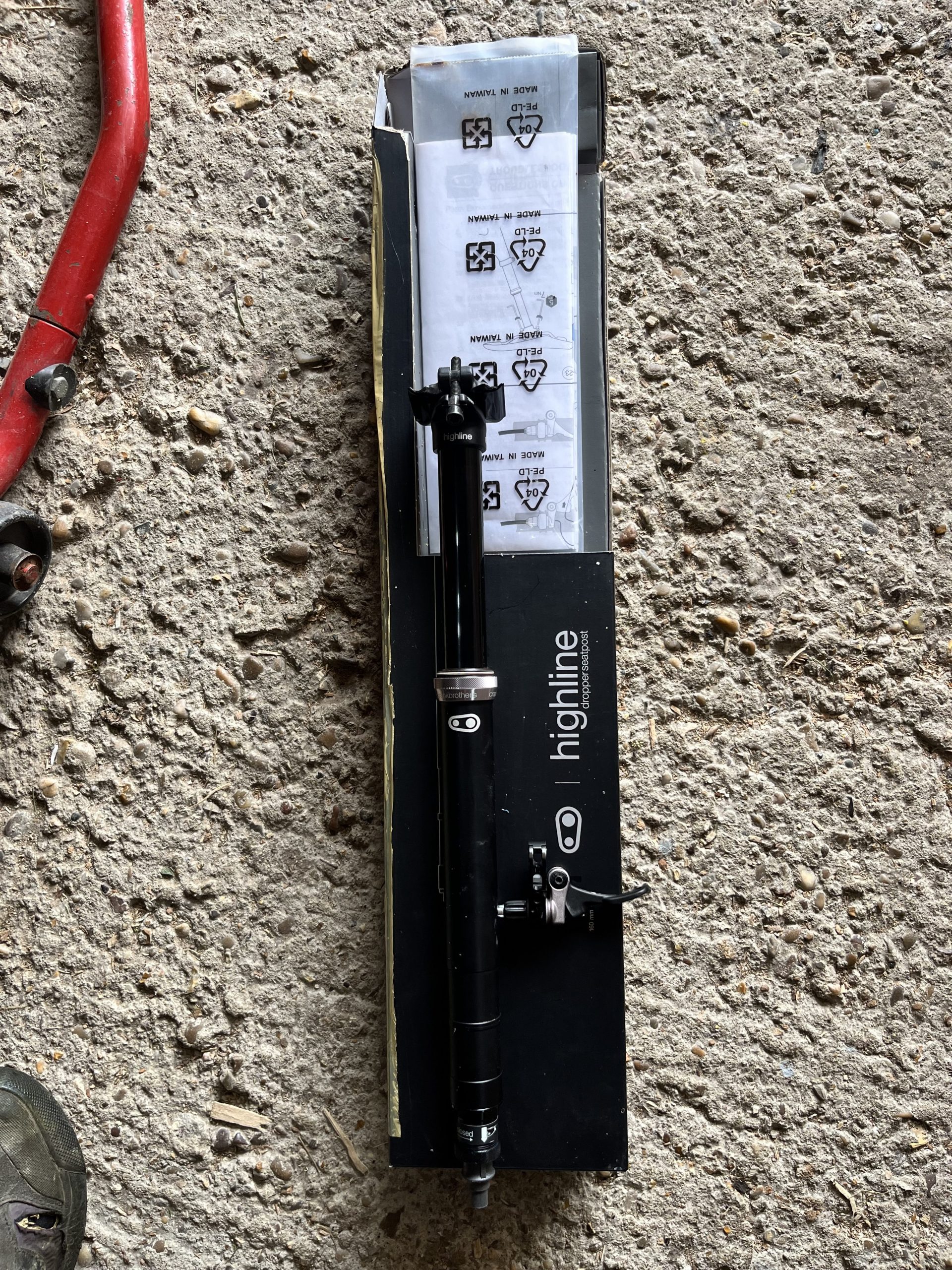 Crank Bros dropper post. 30.9 160mm