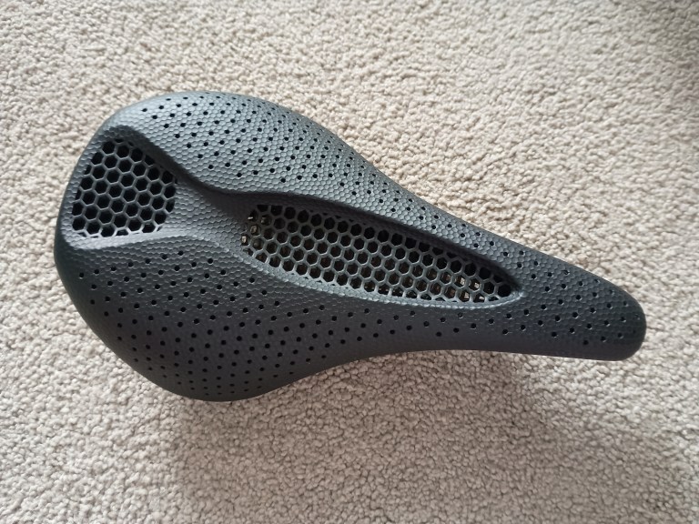 Bucklos 3-D printed saddle (Specialized Power Pro dupe)
