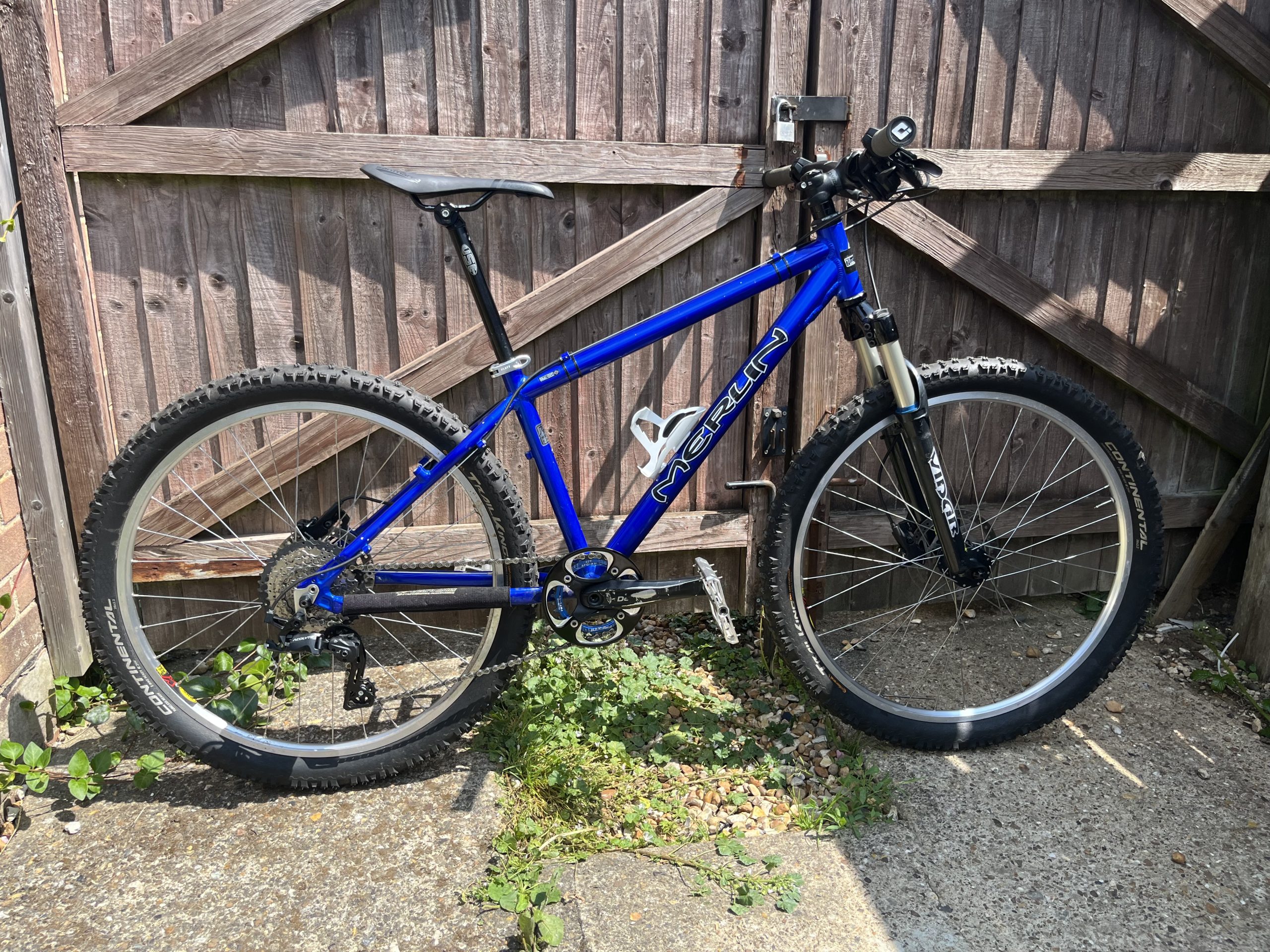 16” frame, 26” wheels, £50. Ideal bike for a kid/teenager