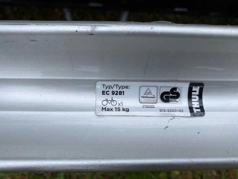 Heavy duty Thule bike rack 4 bikes