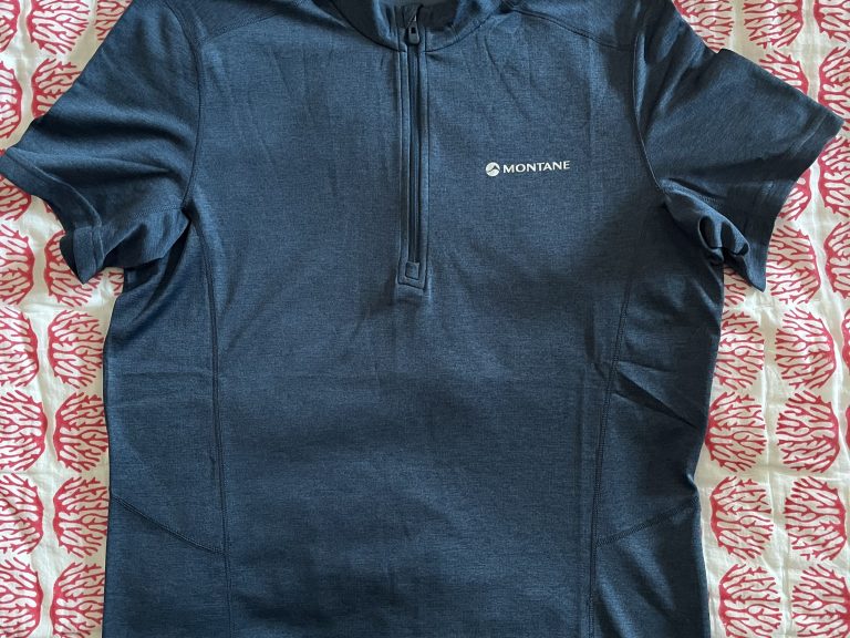 Montane Dart zip t-shirt.