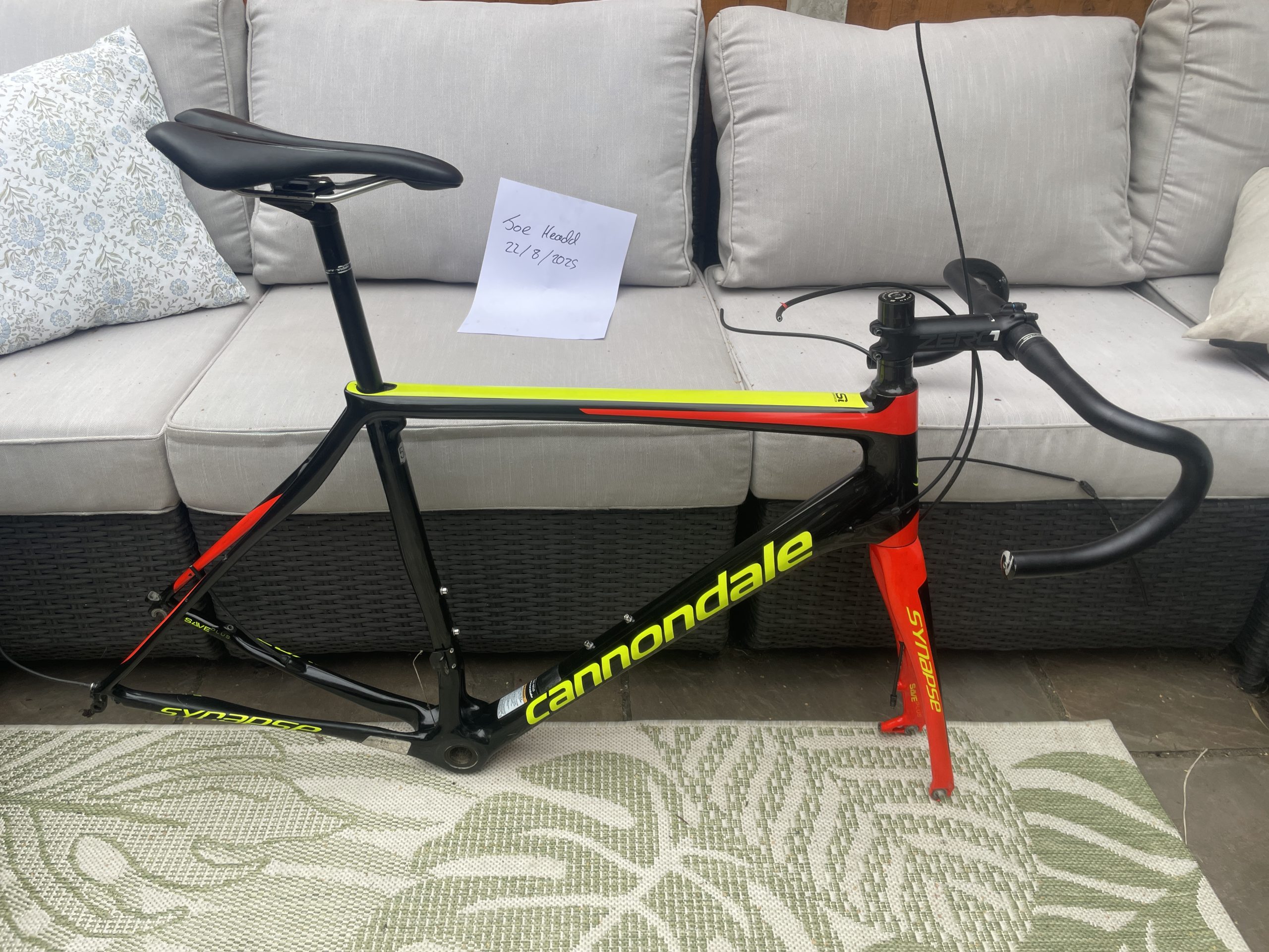 Cannondale Synapse Carbon Disc Road Frameset inc. bars / stem / saddle / seatpost