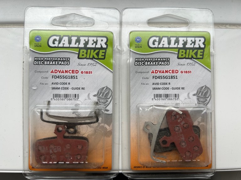 Galfer brake pads (Codes)