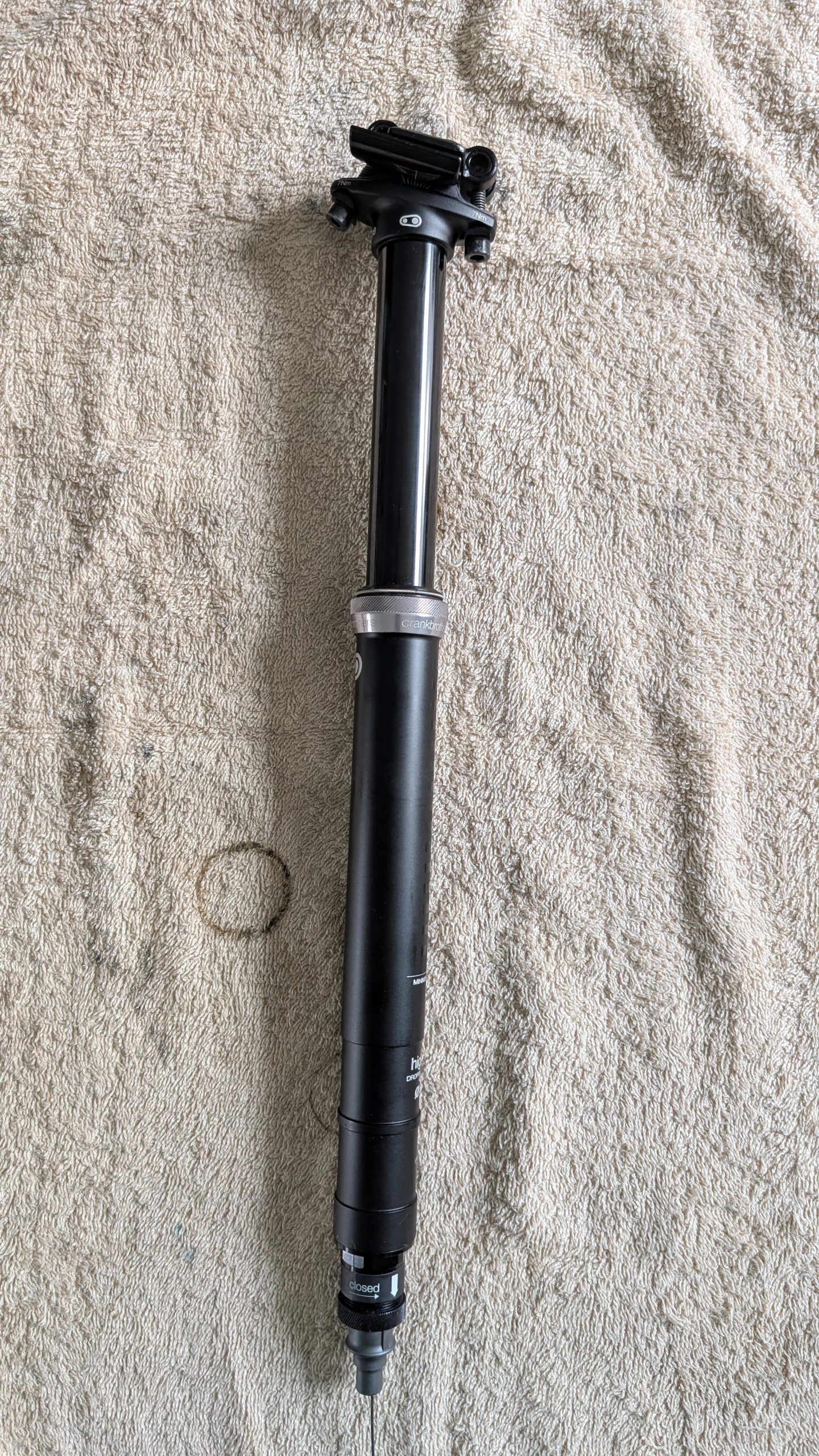 Crank Brothers Highline 7 dropper seatpost, 125mm drop / 31.6mm diameter