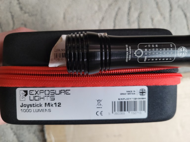 EXPOSURE JOYSTICK MK12 1000 LUMENS  helmet light – like new