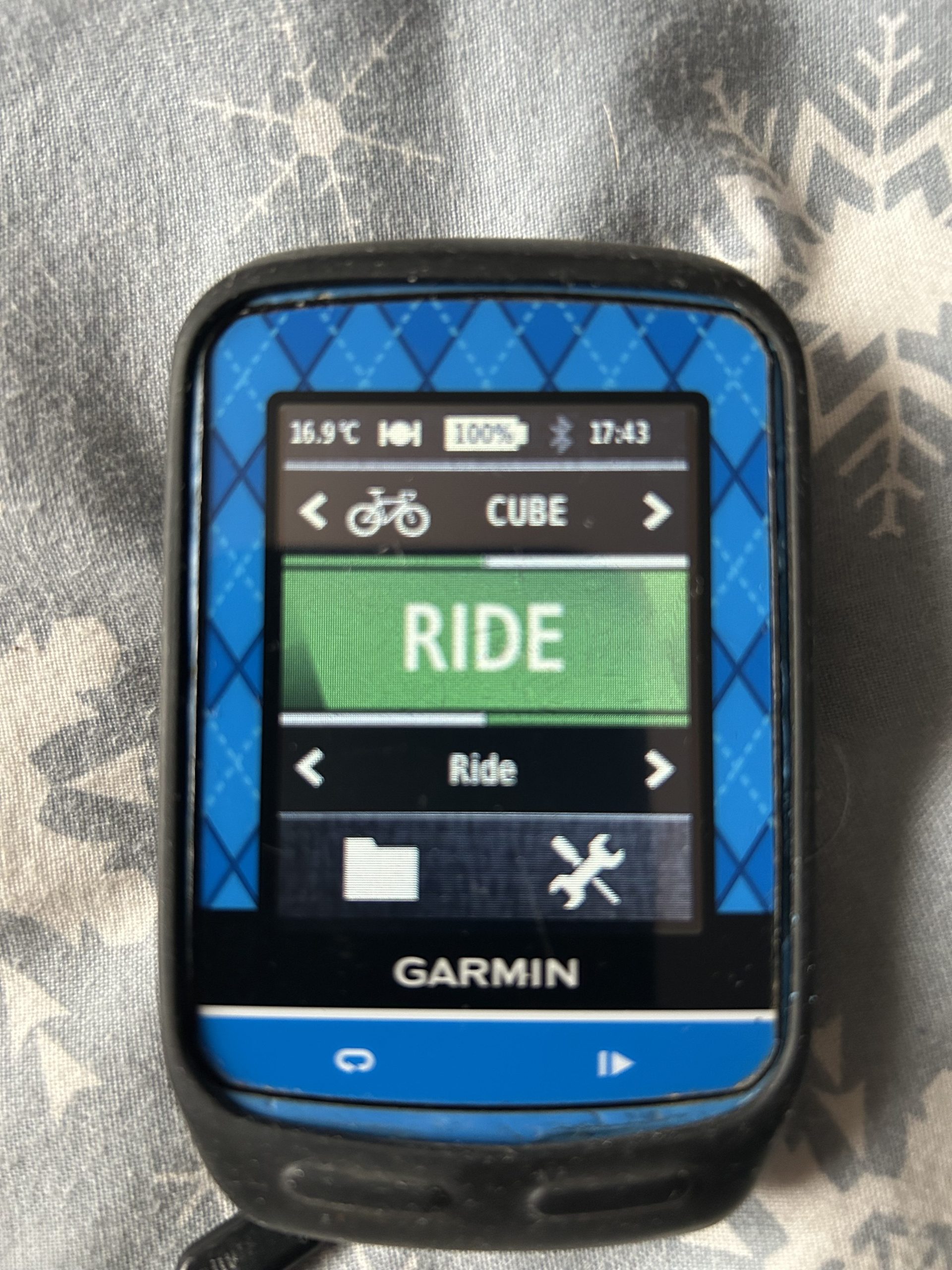 Garmin 510 head unit.