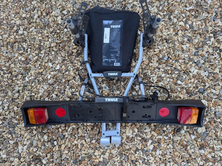 Thule towball  bike carrier and light board