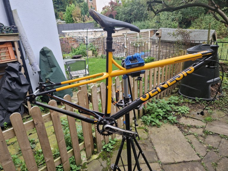 Genesis Tarn frame, medium, including seatpost, bottom bracket, cranks