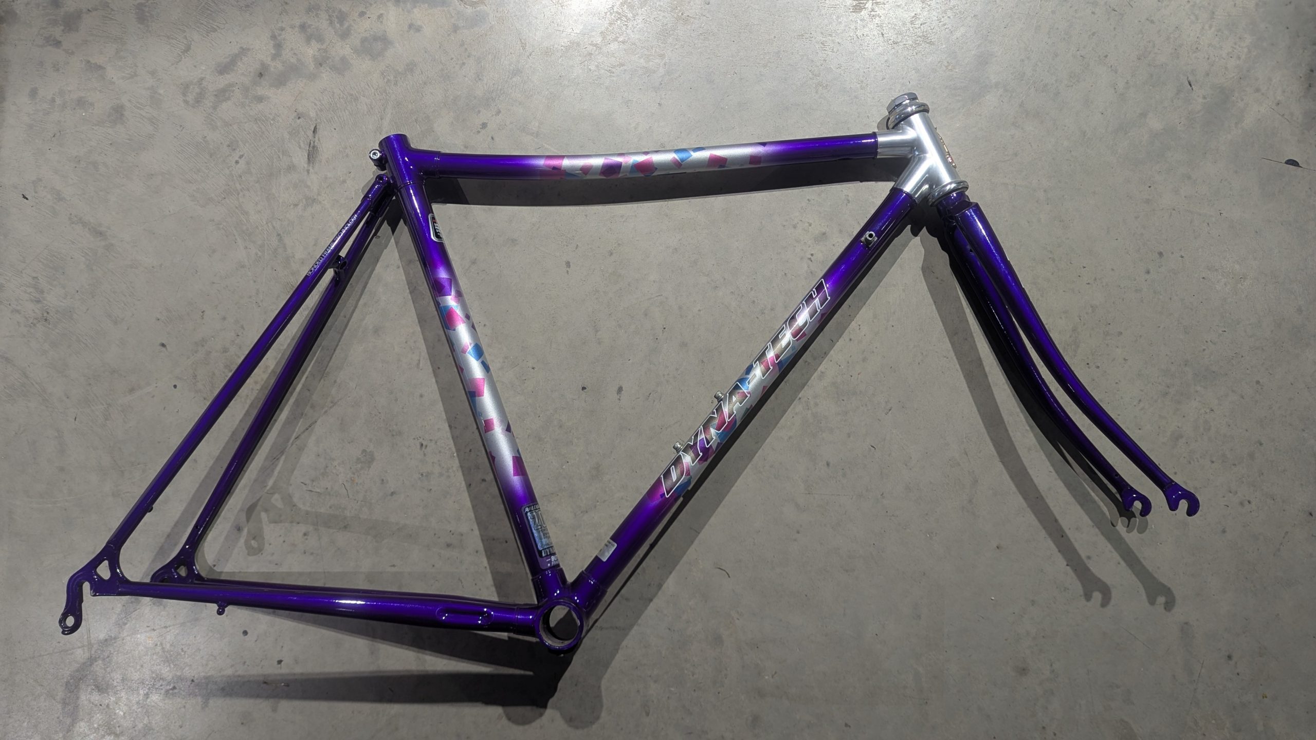 Immaculate 1992/1993 Reverse Mullet Raleigh Dyna-Tech TT Frameset!