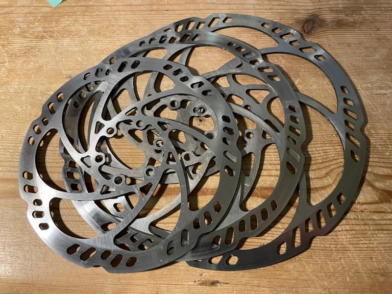 CLEAR OUT – Used brake rotors, SRAM, Magura, Galfer.