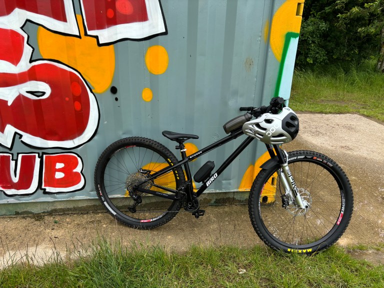 Bird Forge steel hardtail, Rockshox Pike, Shimano XT groupset plus other bits