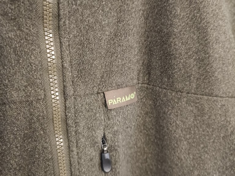 Paramo Bentu Fleece, mens, large, in Moss green (dark green).