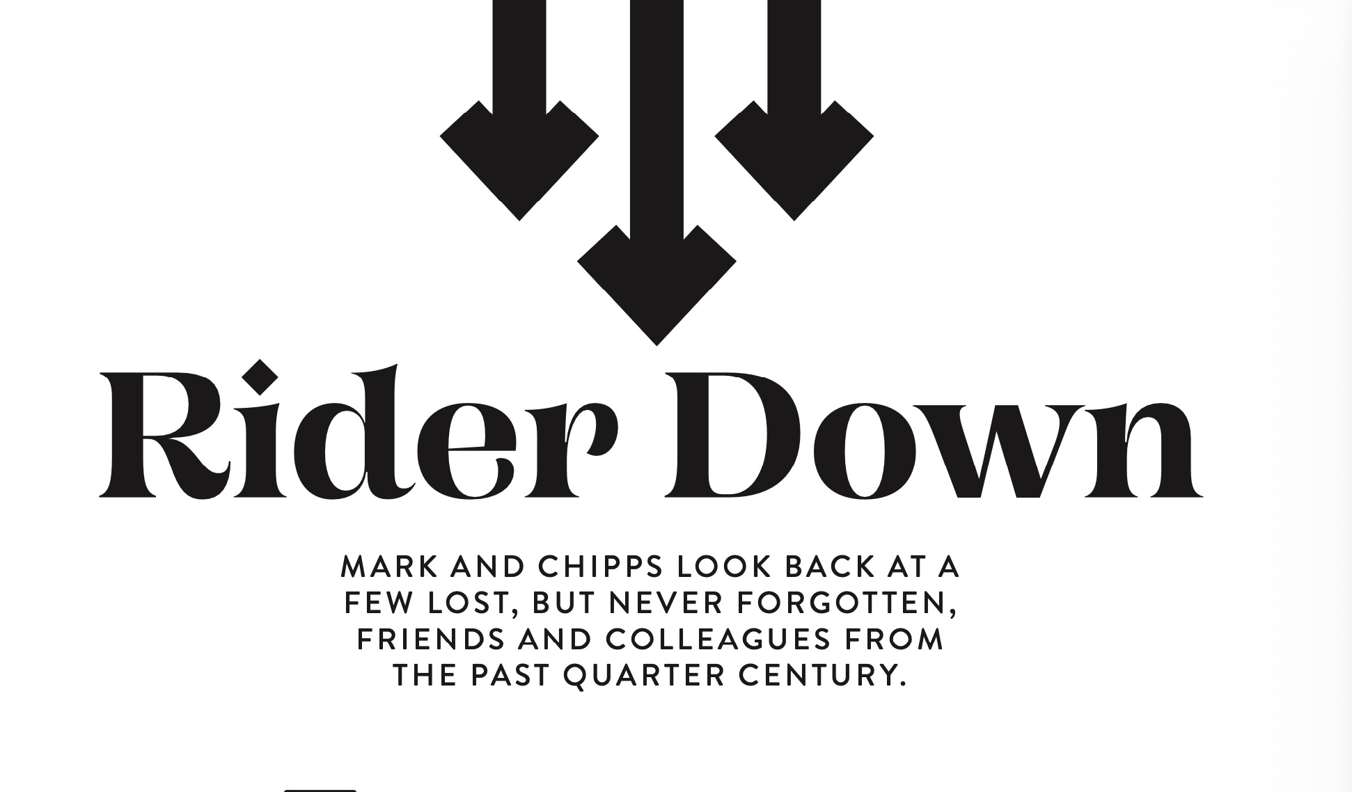 Issue 166: Rider Down