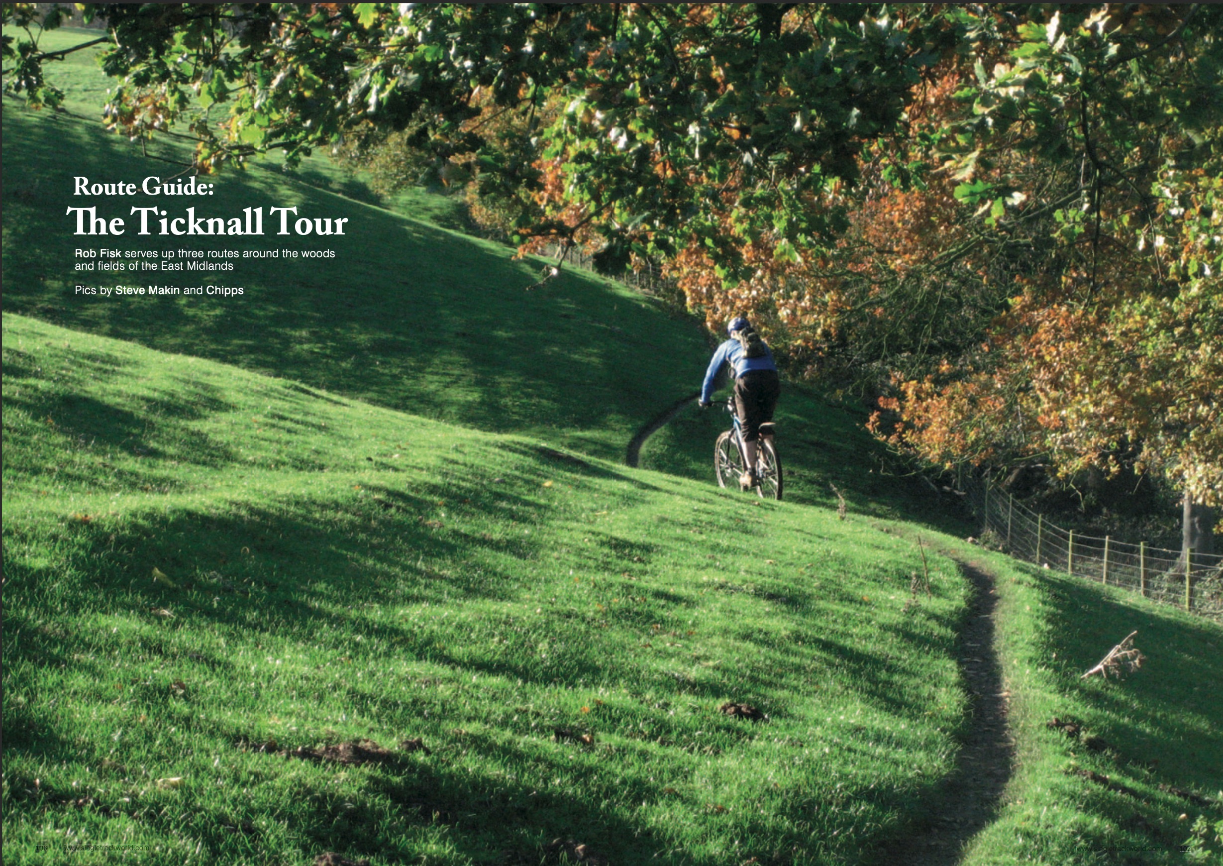 Ticknall Tour route guide: free GPX download