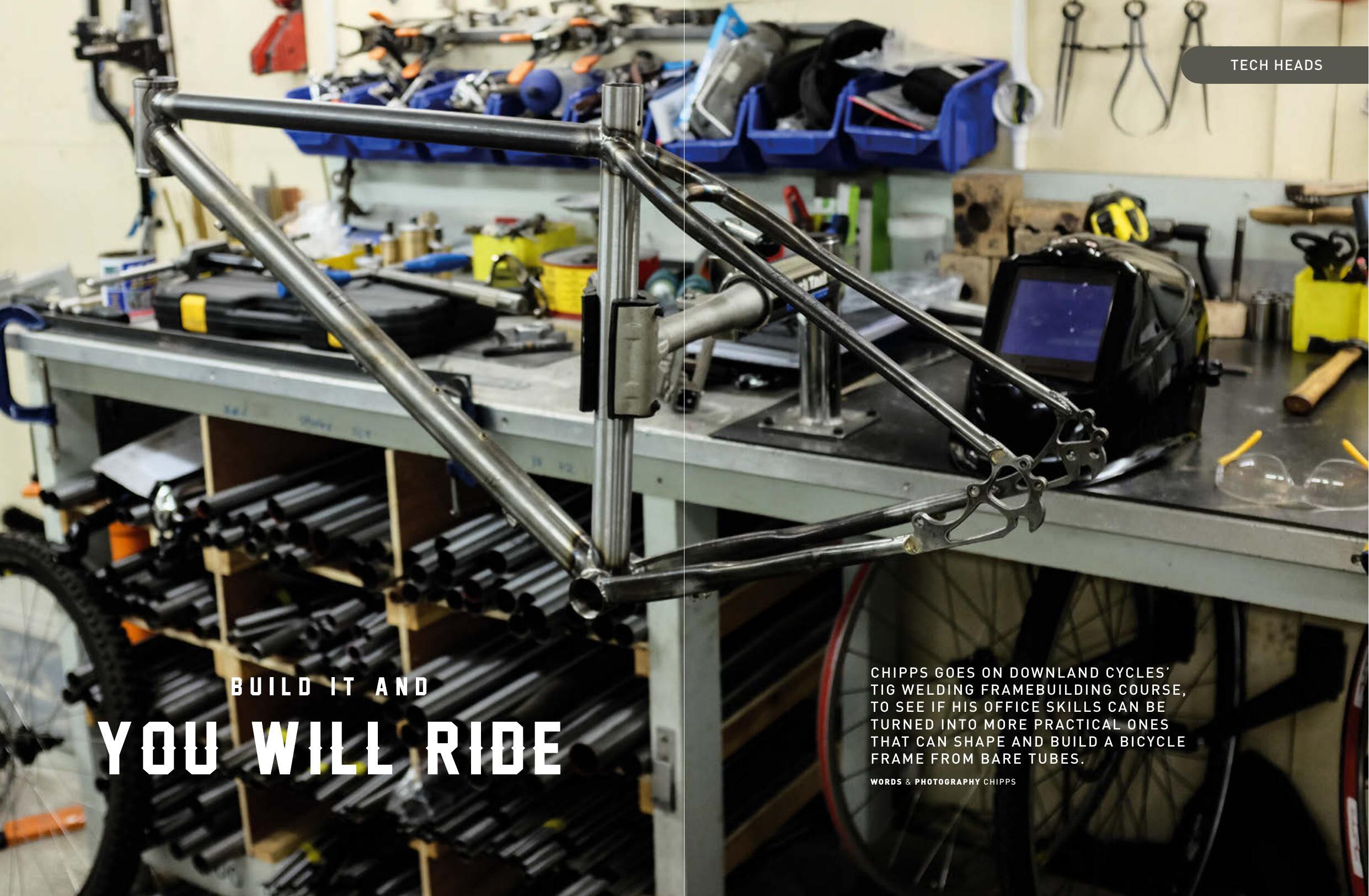 Build It And You Will Ride – Chipps Takes On A TIG Welding Framebuilding Course