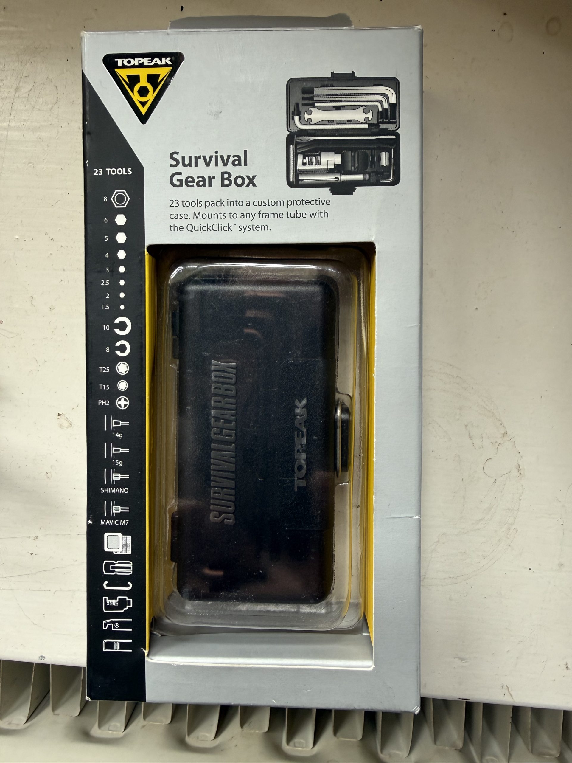 Topeak Survival Gear Box. Brand new.